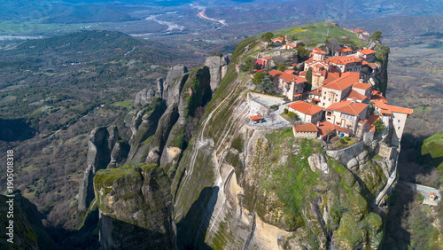 Meteora, a rocky area with ...