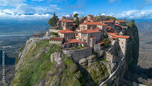 Meteora, a rocky area with ...