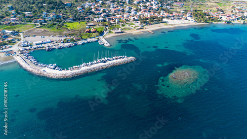 Aerial drone footage; Izmir...