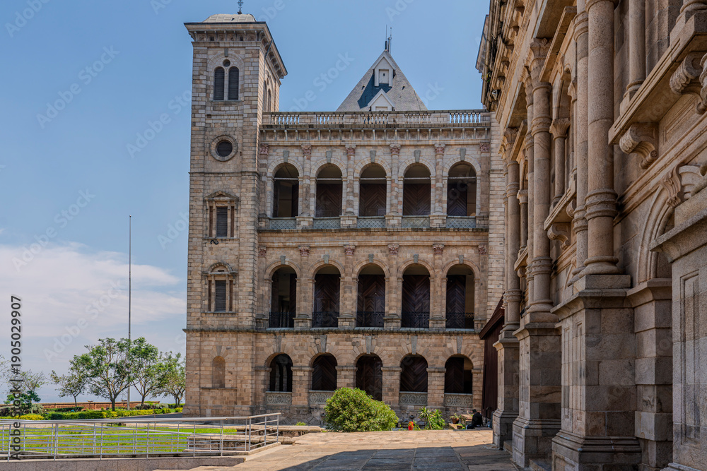 Obraz premium Madagascar, part of the former Queen's palace, in Antananarivo, Rova Palace