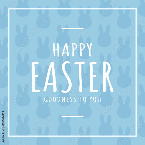 Vector Happy Easter Day Design Background