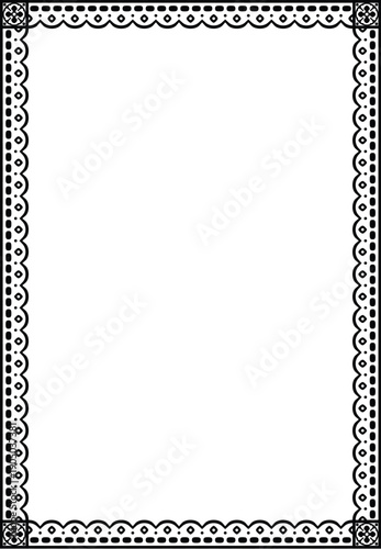 Ornate vector frame.