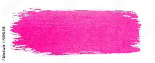 Obraz na plátně Pink watercolor brush stroke hand painted background