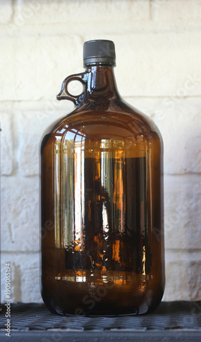 Wallpaper Mural Empty glass bottles used as decoration in a coffee shop. Torontodigital.ca