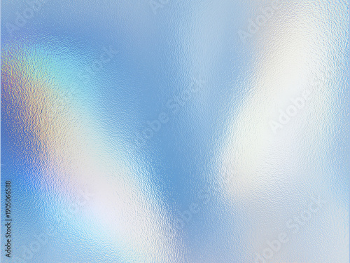 Fotografie Iridescent Frosted Glass Texture