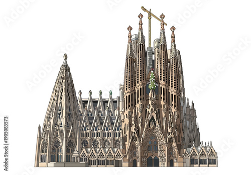 Gothic cathedral architecture stone structure.