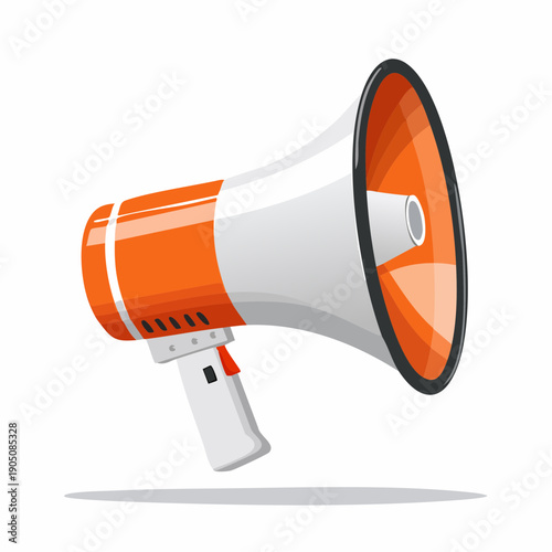 Megaphone loudspeaker