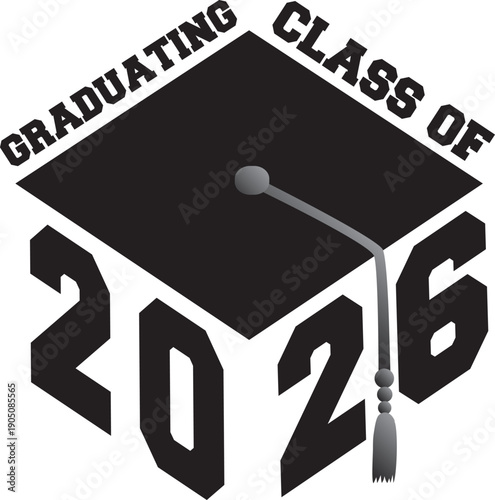 graduation cap graphic 2026