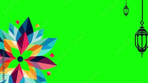 Abstract Colorful Flow Motion Background for Modern Video Design