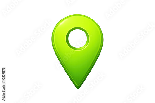 Green 3d location pin icon creating a navigational marker for mapping, position, and destination finding Free Download Green 3d location pin icon creating a navigational marker for mapping, position, and destination finding - GFXLoad