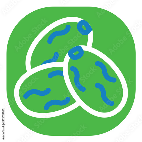 Islamic Dates Fruit Kurma Icon for Iftar Breaking Fast