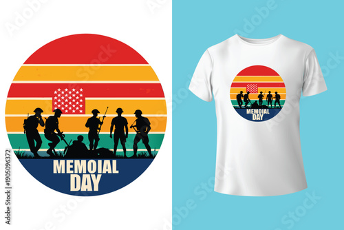 Memorial Day Graphic T-shirt Design. Happy Memorial Day. This is amazing memorial day t-shirt design for smart people. Happy Memorial Day t-shirt design vector.
