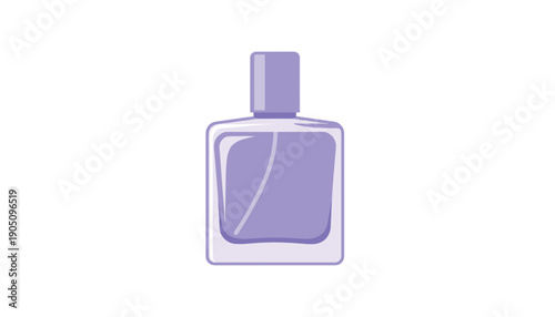Purple perfume bottle icon cosmetic fragrance