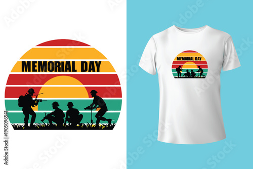 Memorial Day Graphic T-shirt Design. Happy Memorial Day. This is amazing memorial day t-shirt design for smart people. Happy Memorial Day t-shirt design vector.