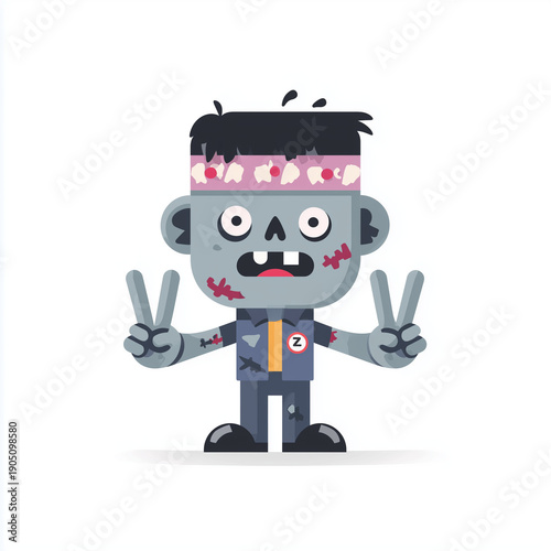 Peace Zombie Vector