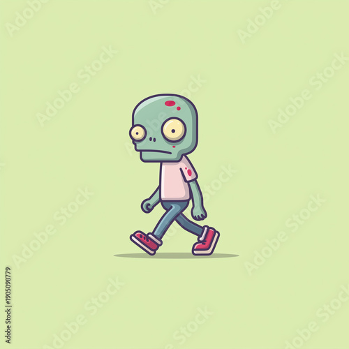 Walking Zombie Vector