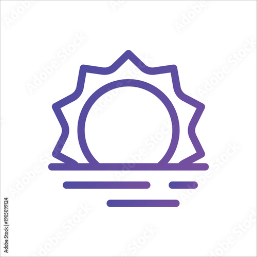 Hands in Prayer Position Icon for Islamic Dua and Supplication