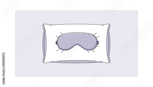 Sleep mask pillow set rest comfort