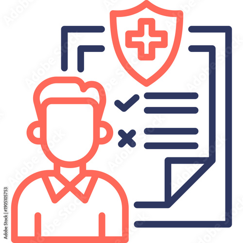 Disease Prevention line color icon