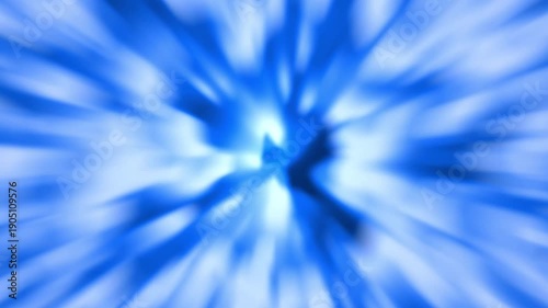 Vibrant Blue Abstract Background with Glowing Rays