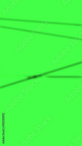 Glitchy Signal Interference Overlay with Green Screen Chroma Key