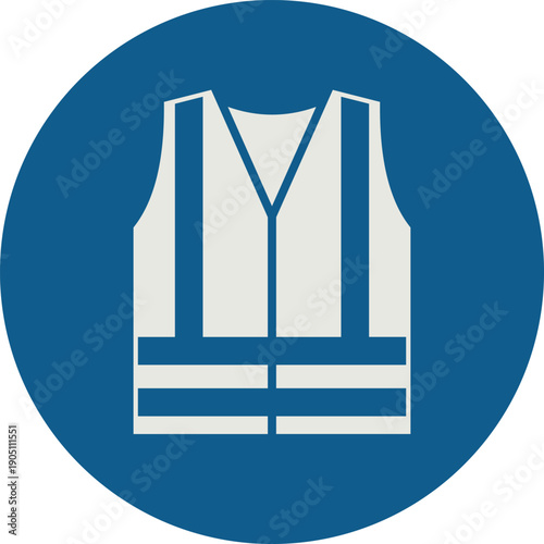 Simbolo di obbligo di indossare indumenti ad alta visibilità, Simbolo M015