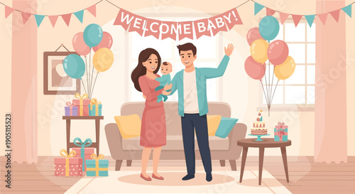 Celebrating New Life A Joyful Baby Shower with Family.