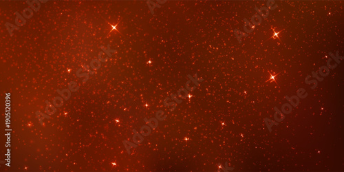 Stars in the night. Dark brown galaxy space background. Starry night sky. New Year, Christmas and Celebration backgrounds concepts.