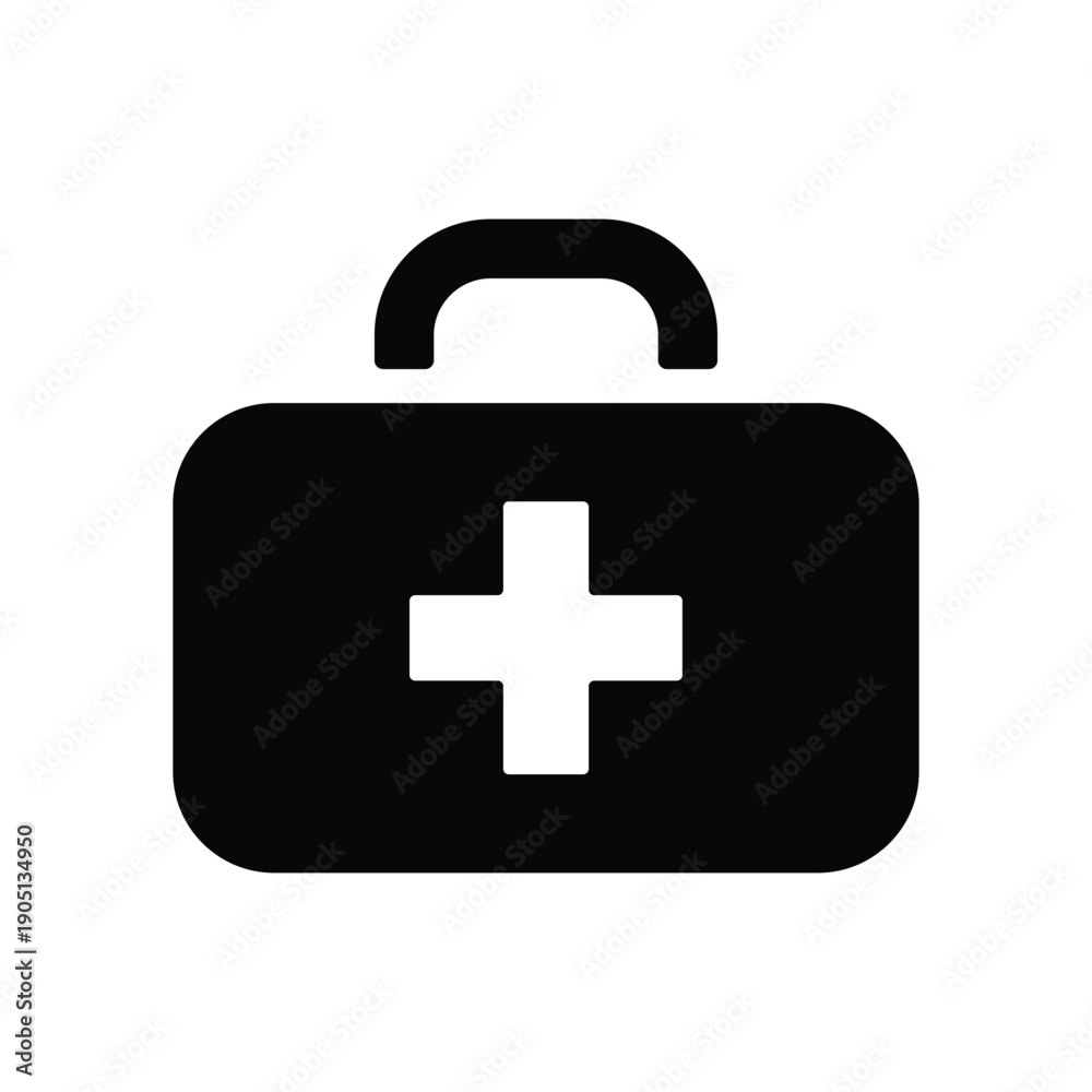 Obraz premium first aid kit icon