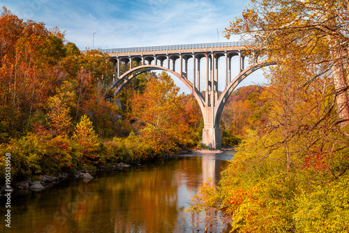 Obraz na plátně Autumn Colors in Cuyahoga Valley National Park