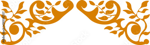 Floral pattern. wood carving pattern