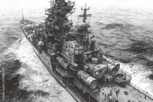 The navy ship has begun its combat mission in the Mediterranean Sea.