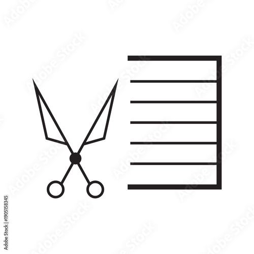 scissors and barber comb icon