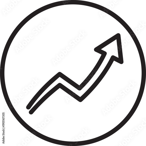 Financial Growth Trend Icon