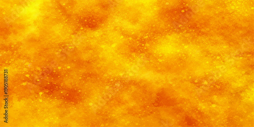 Abstract orange and yellow fire background featuring a hot grunge texture with burning red flames and bubbles for a vibrant light design wallpaper