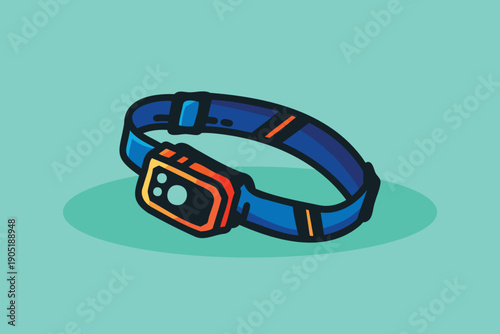 GPS Device Cartoon Style