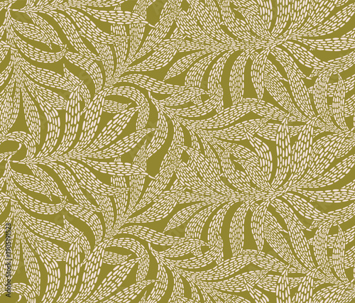 Abstract floral seamless pattern with dotted leaf or leaves silhouette background. leaf pattern, leaves pattern, floral pattern.