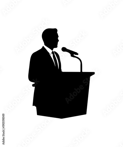Professional Speaker at Podium