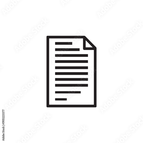 Legal Contract icon line art document agreement 