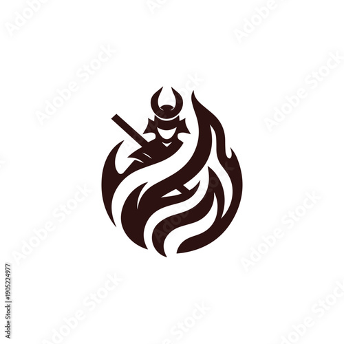 Samurai Burning Logo