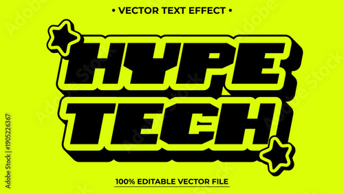 Hype Beast Style Editable Text Effect for clothing brand or T shirt