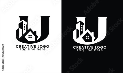 U LETTER REAL ESTATE LOGO 