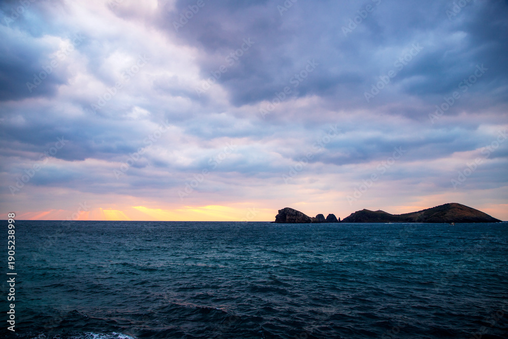 Fototapeta premium 차귀도 석양