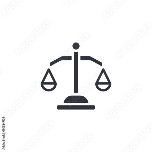 Balance scale icon representing business ethics, fair competition, legal compliance, and responsible startup management principles.