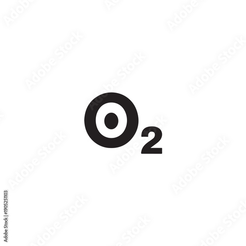 Clean Air and Oxygen Saturation Symbol for Healthcare Design
