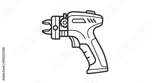 This cloud upload and download line illustration represents data storage, file transfer, and cloud computing in a clean and modern visual style. The artwork clearly shows cloud technology concepts, ma