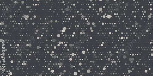 Geometric hexagon halftone banner background, minimal tech design, retro color texture, abstract vector template, eps10