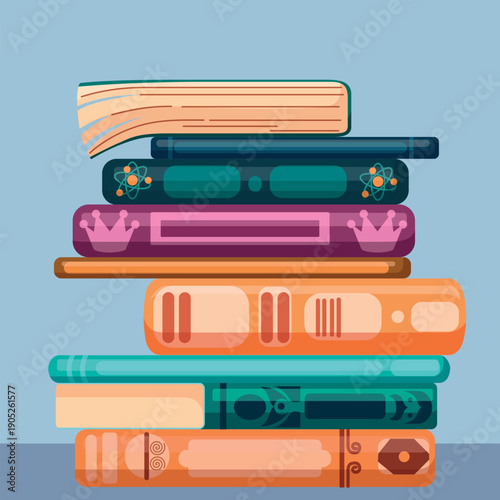 stack of books
