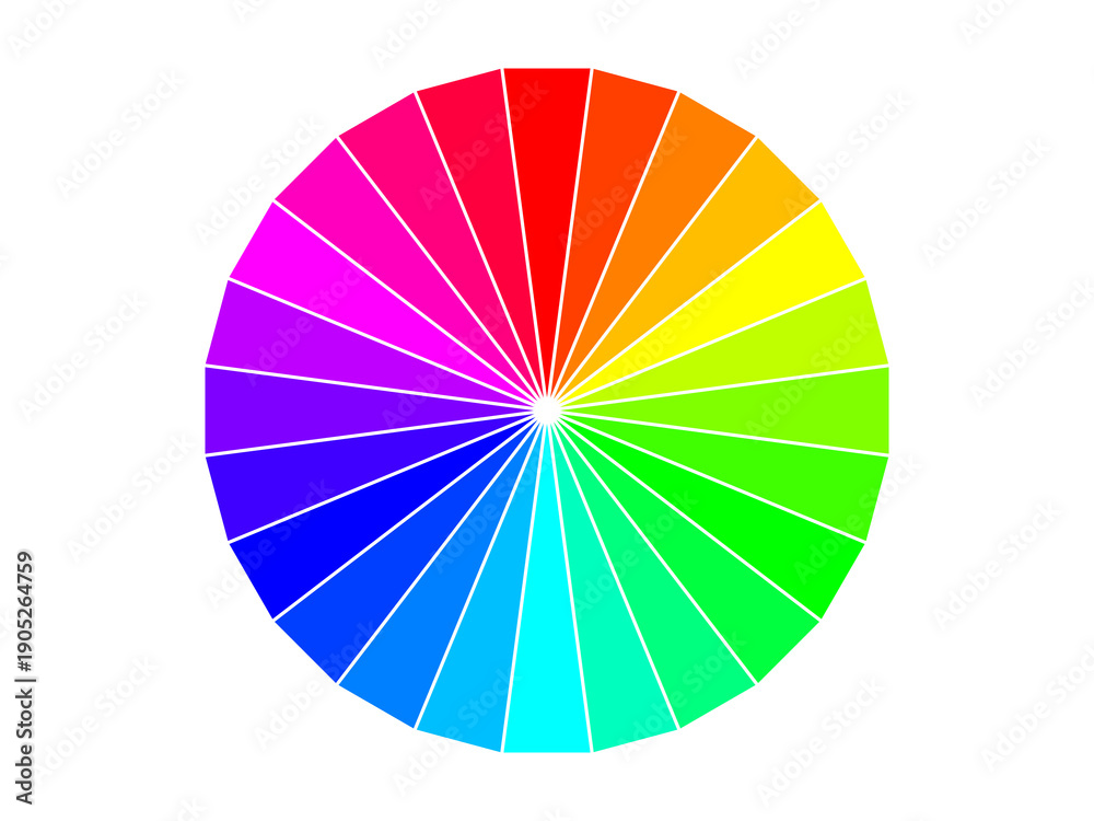 Obraz premium 24色カラーチャート