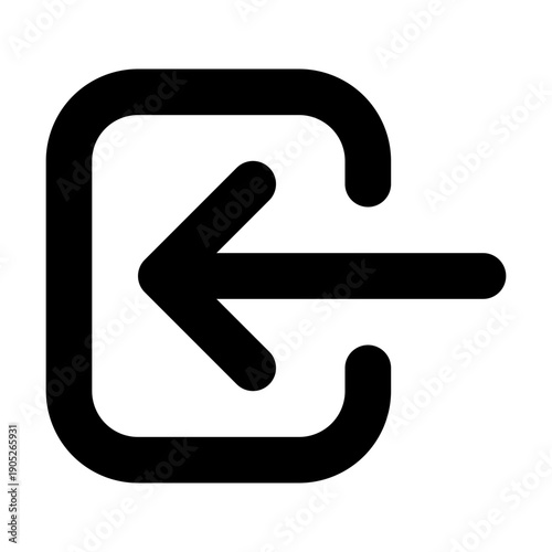 login icon silhouette illustration for ui, app, and interface design